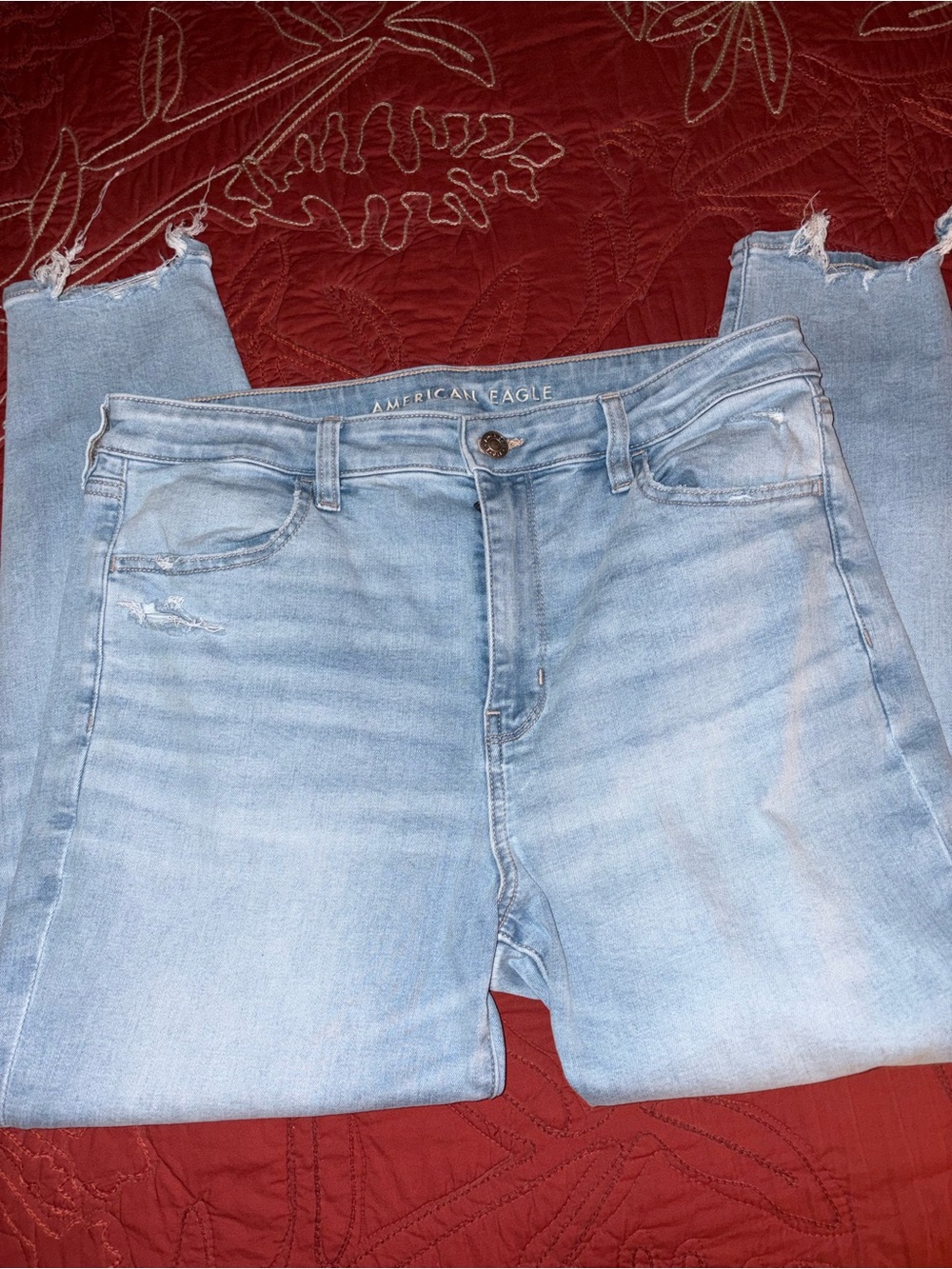 American Eagle High-Rise Legging Jeans SZ 14 XShort EUC